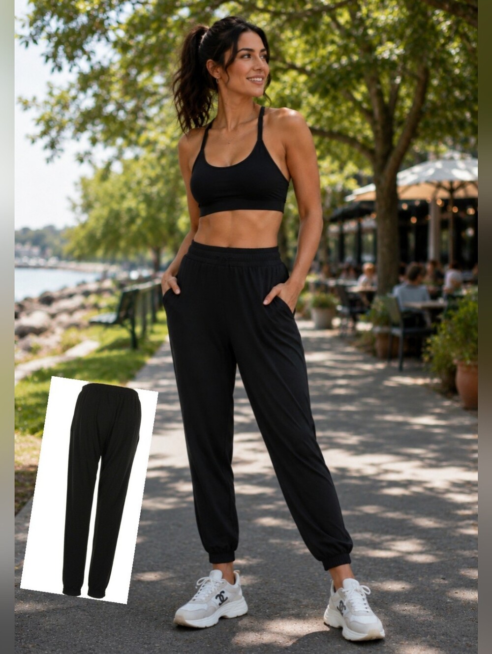 Veronica M Jogger Style Pants In Medium: 3 Pairs Available 🪻 - Picture 3 of 8